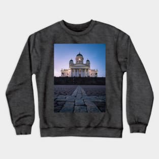 Helsinki Cathedral Evening Crewneck Sweatshirt